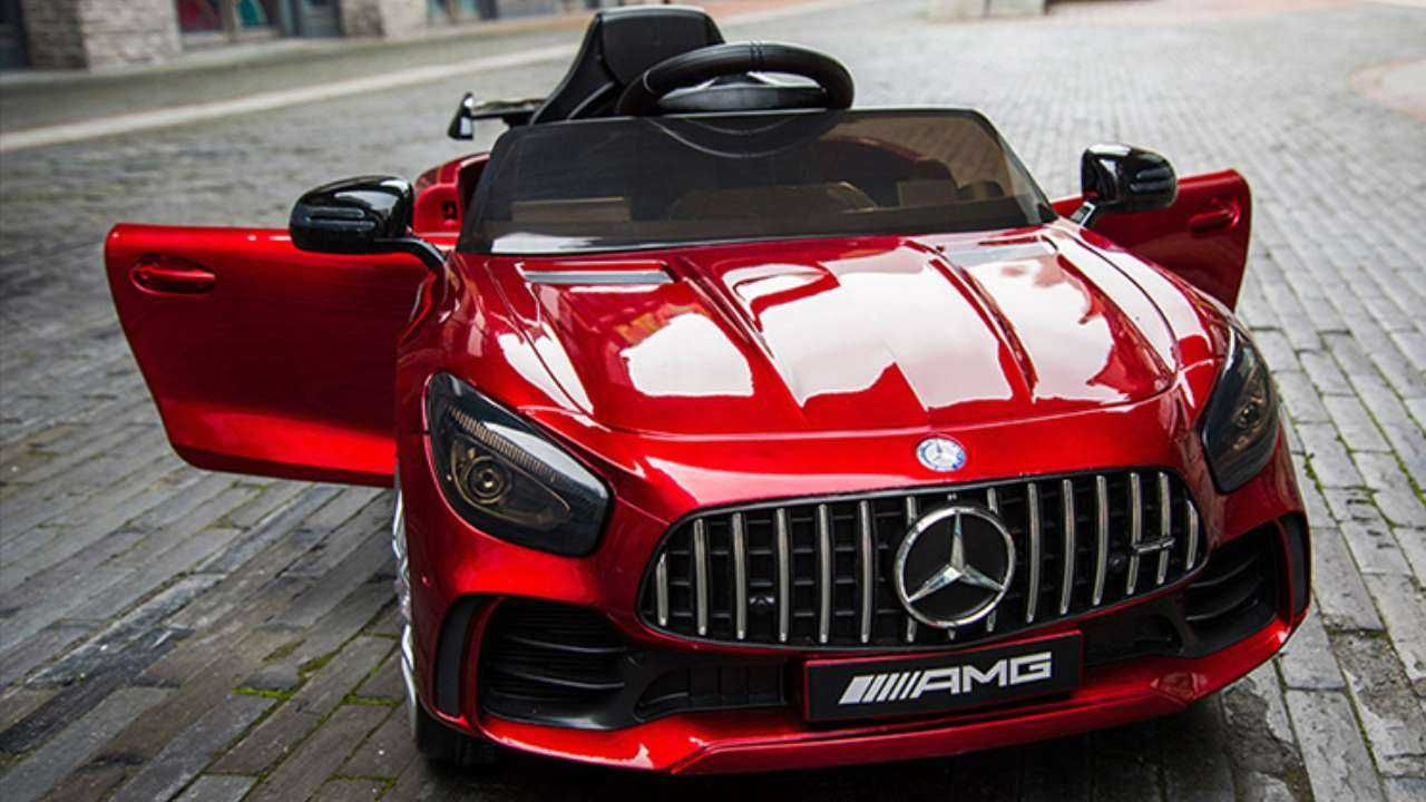 Акумулаторен КОЛА Mercedes GT R ,12V 4х4 с меки гуми