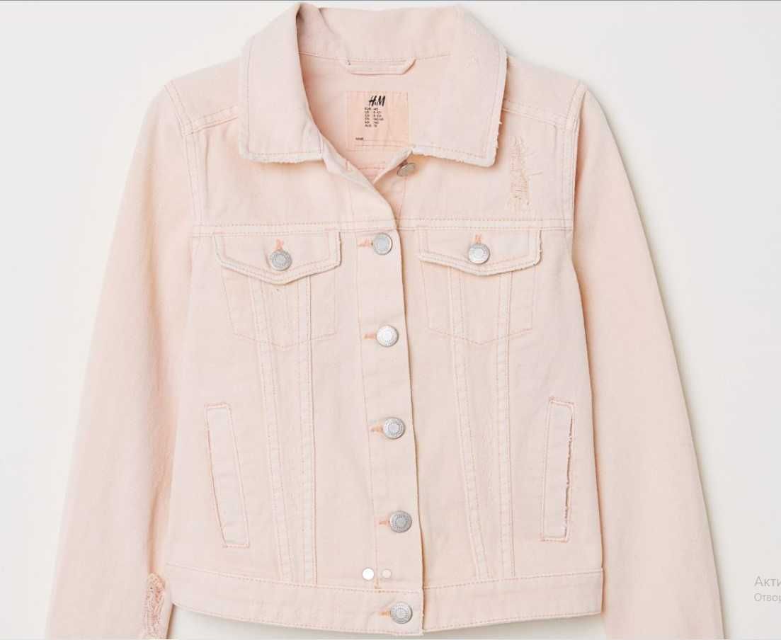 Дънково яке момиче H&M 14 години