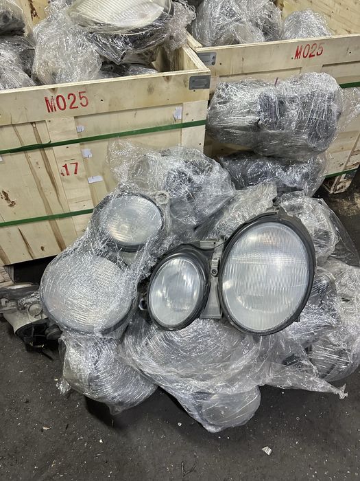 W208 купе галогенный фары до рест мерседес авторазбор бу запчасть