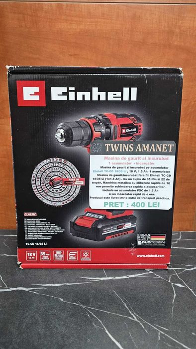 Einhell TC-CD 18/35 Li , 18 V