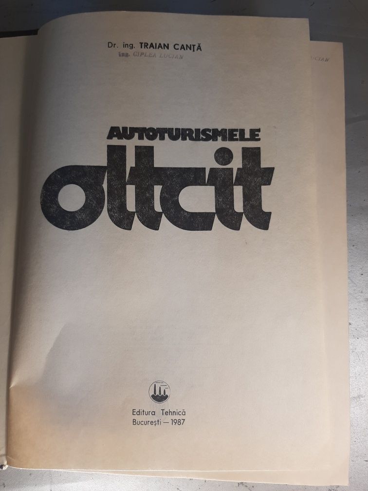 Oltcit carte reparații diagnoza schițe desene din 1987