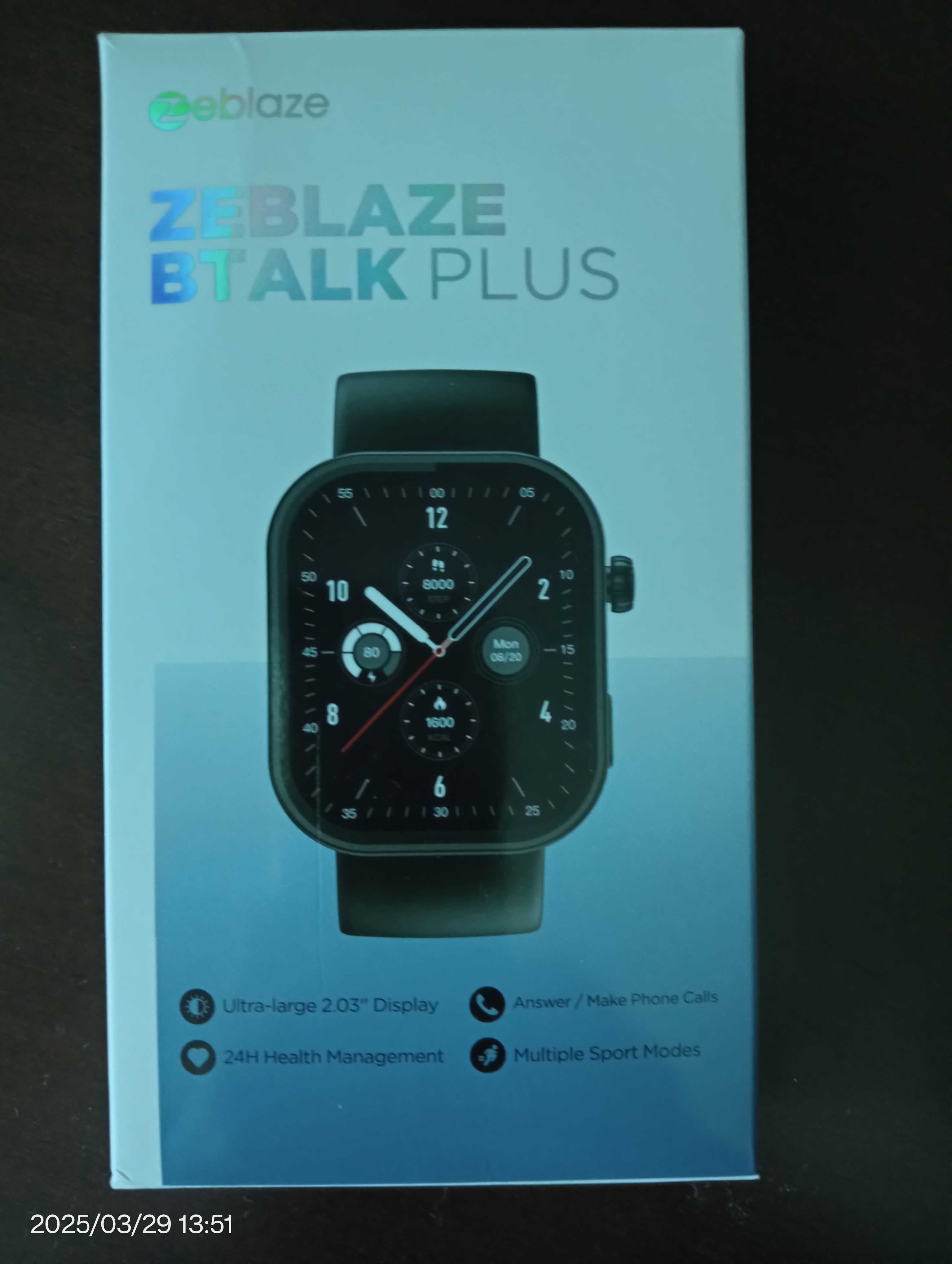 Умные часы Zeblaze btalk plus