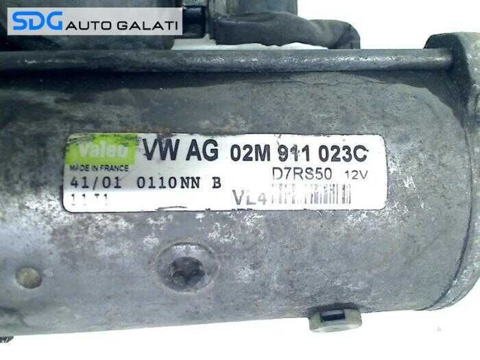 Electromotor cu 11 Dinti Volkswagen Golf 4 1.9 TDI AUY ATD AJM ASZ ARL AXR BEW 1998 - 2006 Cod 02M911023C D7RS50 [B3646]