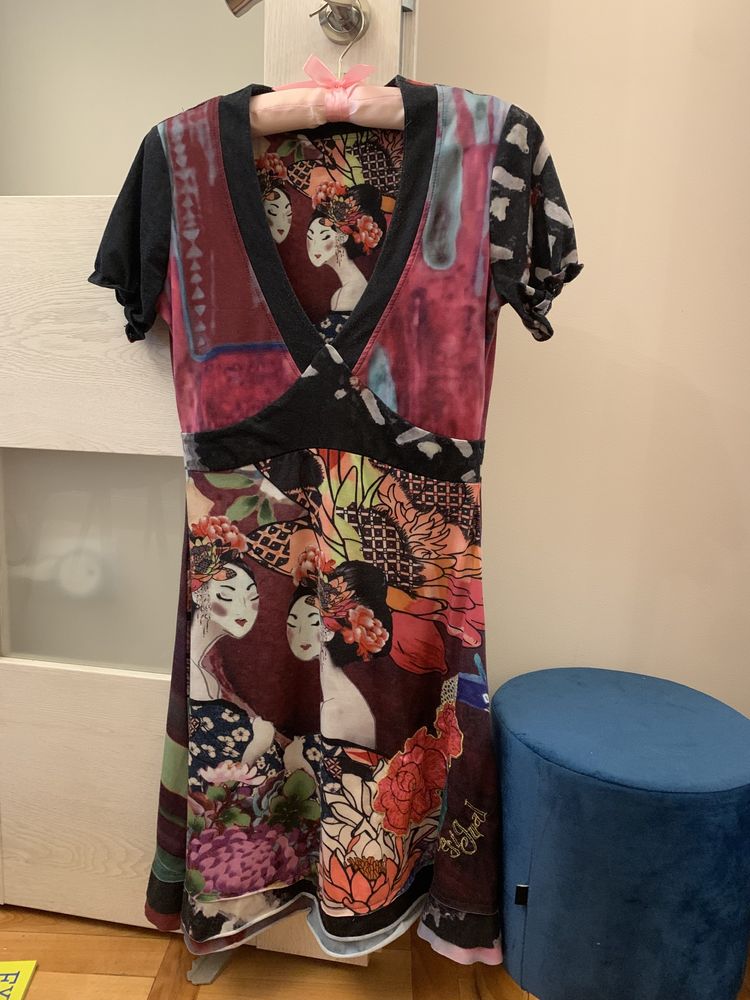 Rochie Desigual imprimeu asiatic