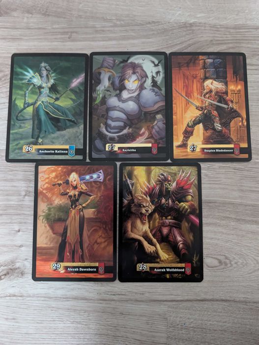 World of Warcraft - TCG - Hero cards
