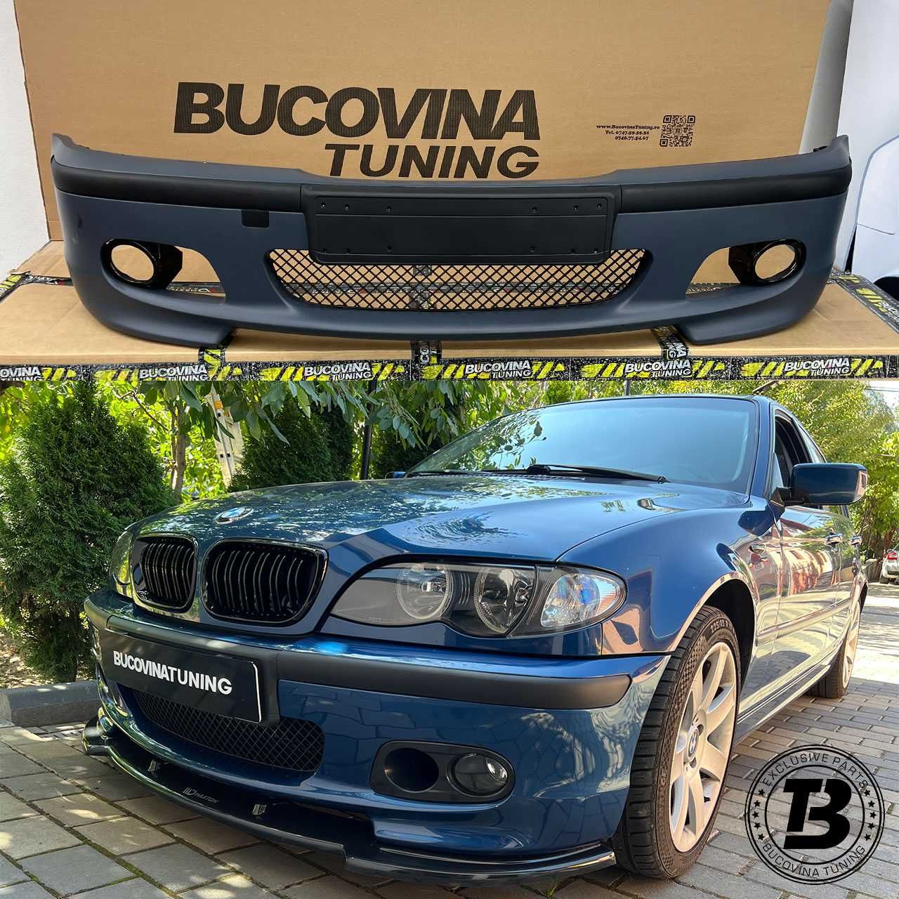 Bara fata BMW Seria 3 E46 sedan / touring (98-05) M tech design