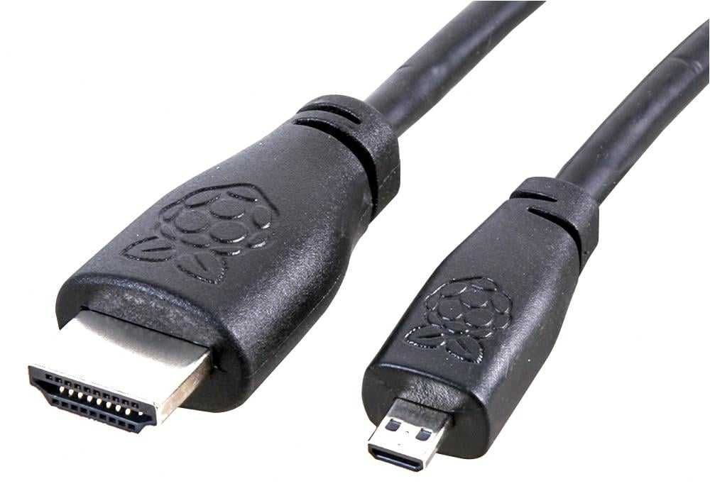 Cablu micro HDMI Original Official Raspberry Pi 2m / Braided Cable 3m