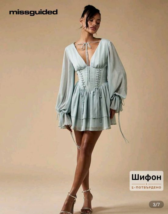 Рокля от шифон,М