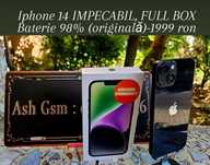 Iphone 14 ca nou, baterie 98%, full box