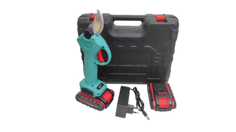 Foarfeca electrica pentru vita de vie si crengi 2 Acumulatori 24V 5AH