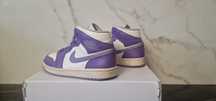 Jordan 1 purple and white for women