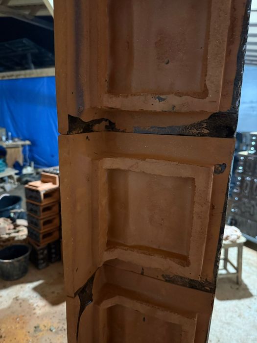 Placi teracota cahle gata finisate de montaj