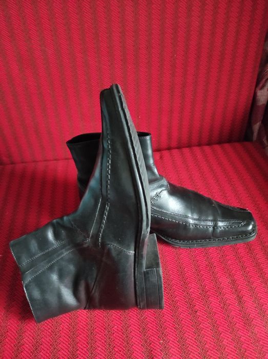 Cizme, ghete din piele 100% si imblanite, pentru barbati