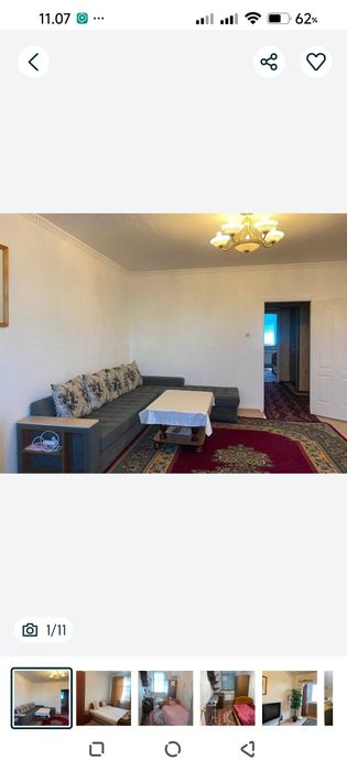 В Шайхонтохурском р.Ц 13 сдается 3х комнатная квартира