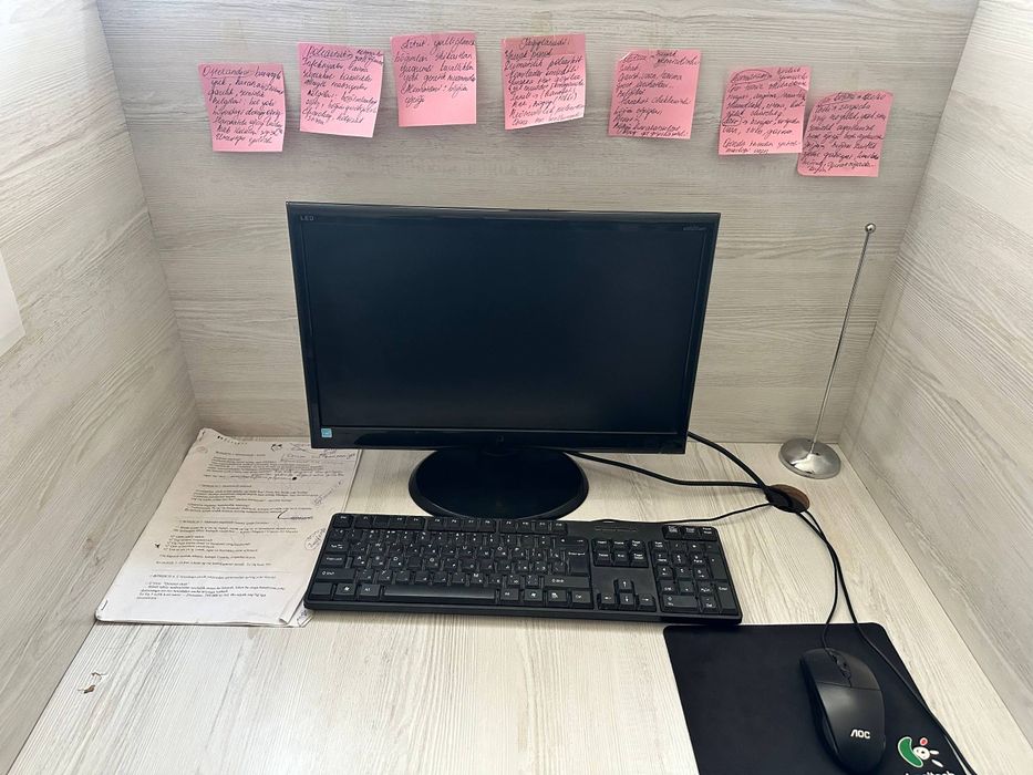 Call centr uchun stol stul va tayyor kompyuterlar