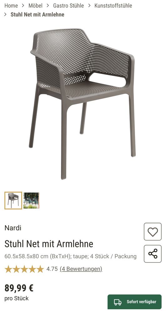 Scaune Nardi/ scaune terasa