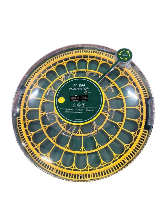 Инкубатор за 52 яйца. Електрически инкубатор регулируем термостат, циф
