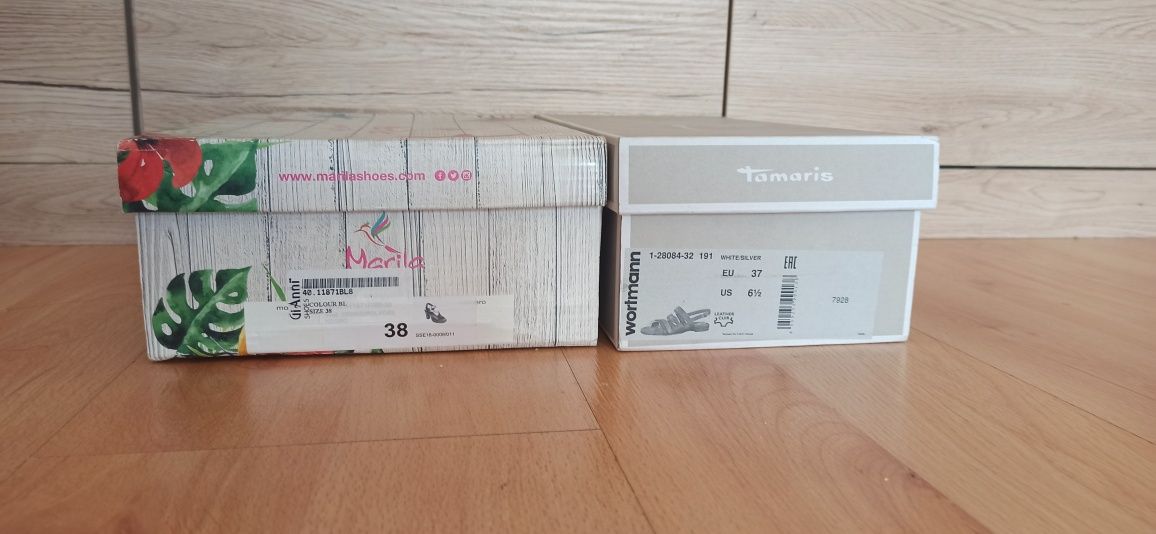 Сандали Tamaris и GiAnni естествена кожа
