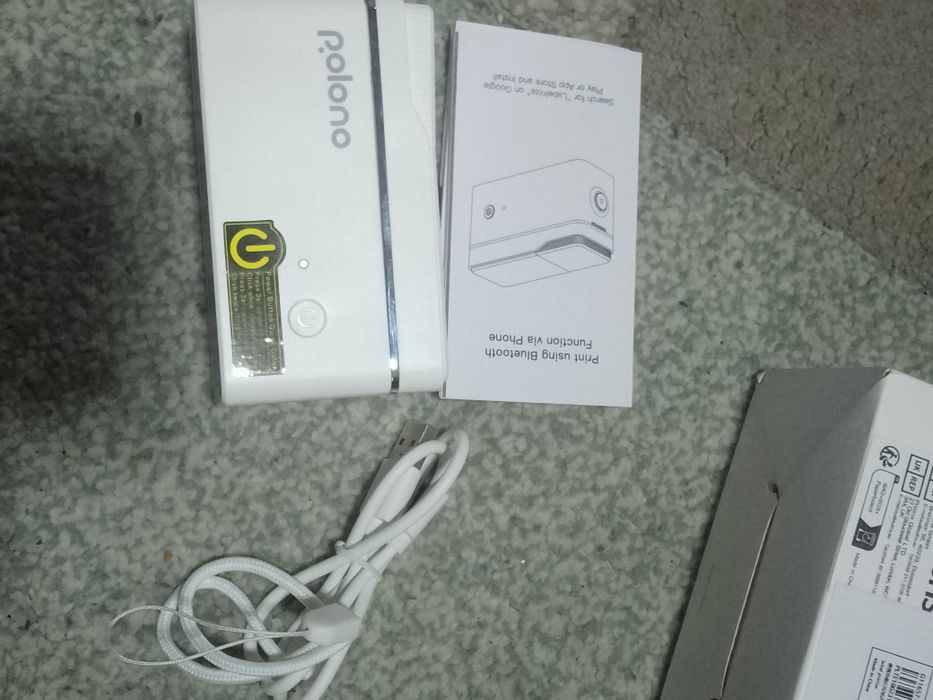 Mini imprimanta pentru etichete cu bluetooth nou