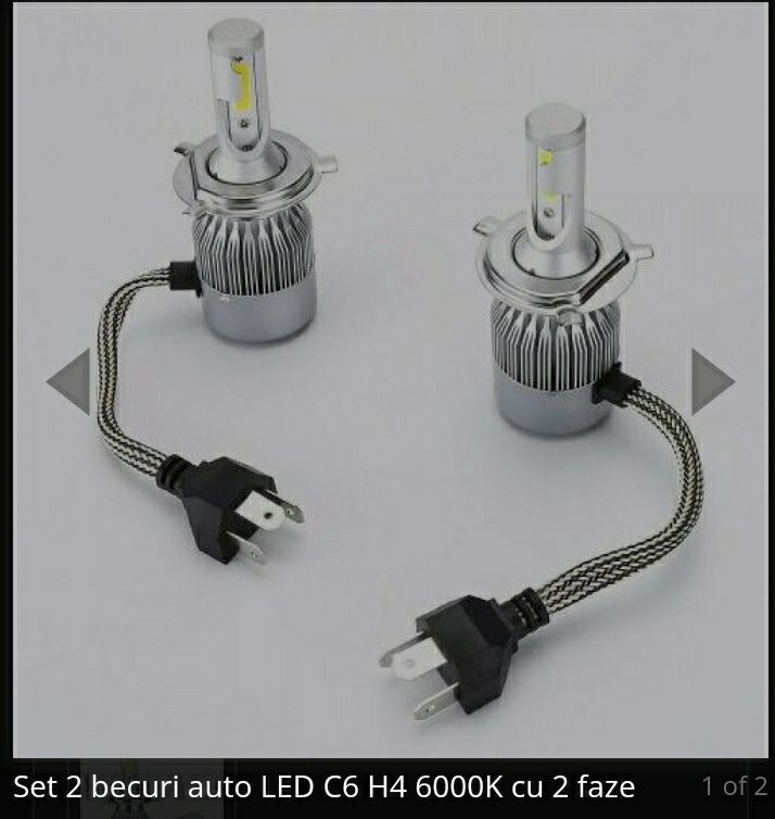 H4 led,2 pozitii