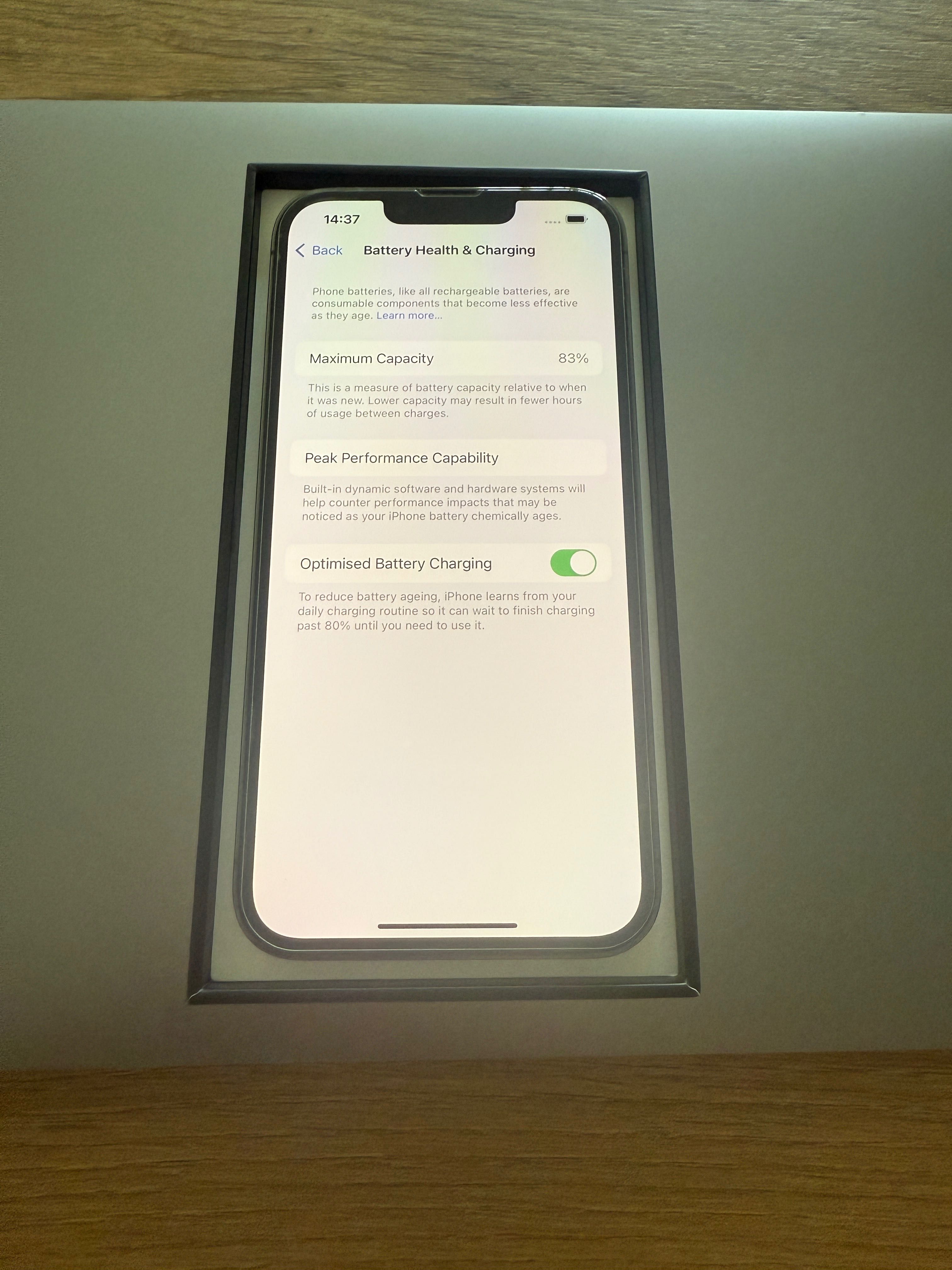iPhone 13 Pro 128GB Alpine Graphite КАТО НОВ
