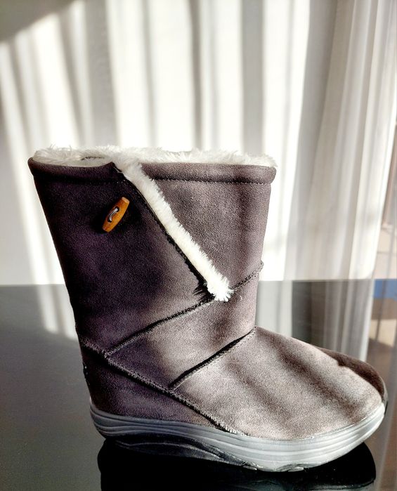 Încălțăminte termo gri, mărimea 39