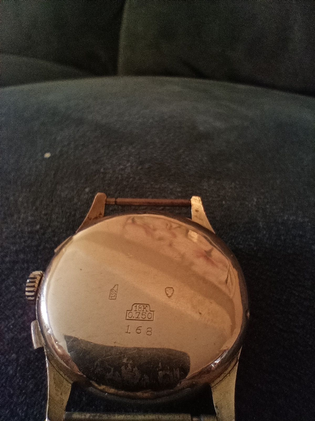 Ceas Baume&Mercier Geneve cronograf 38mm , carcasa aur 18k cca. 1950