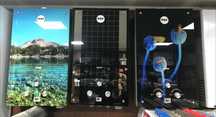 Новая Газовая колонка Ray 10L+дымоход+шланги+батарейки!