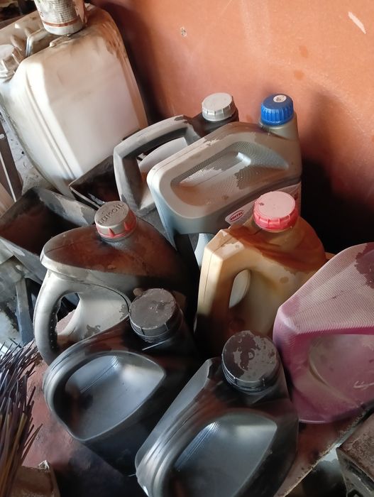 Отработанное масло.  Моторное.