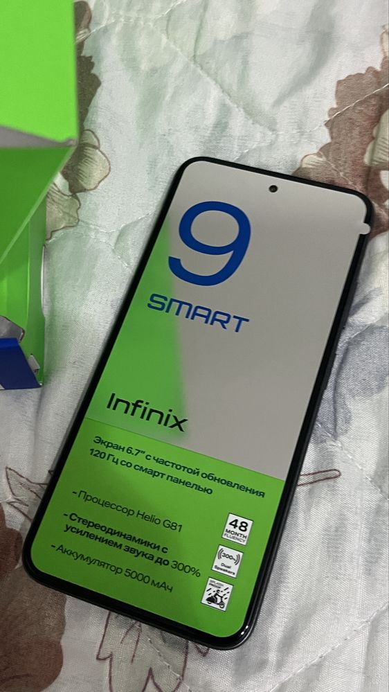 infinix smart 9 новый . Заречаттаный