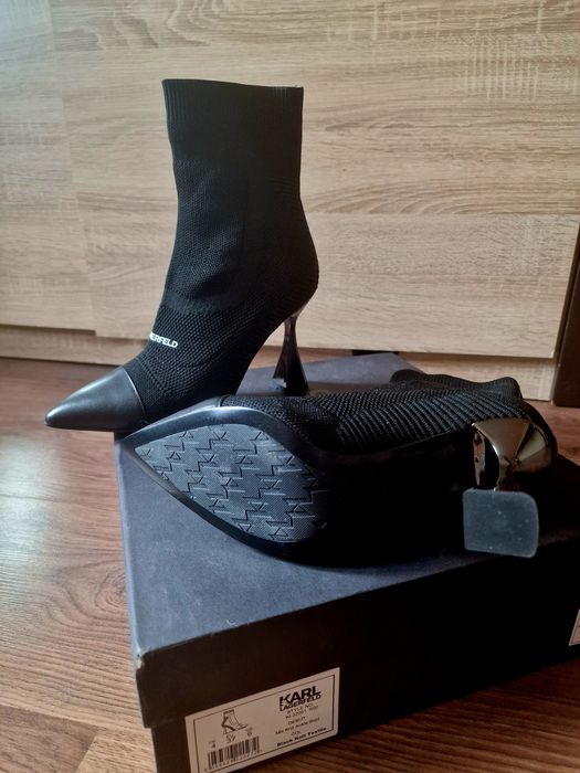 Плетени боти Karl Lagerfeld