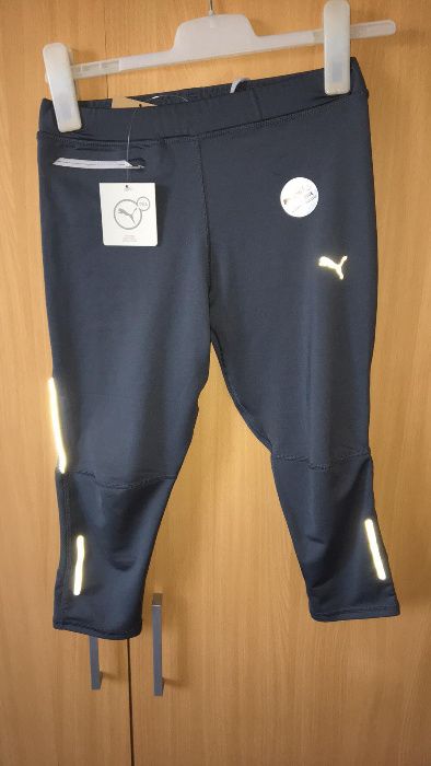 pantaloni sport Puma, noi, cu eticheta