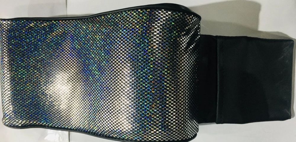 Универсален подлакътник от еко кожа и камъни 3513