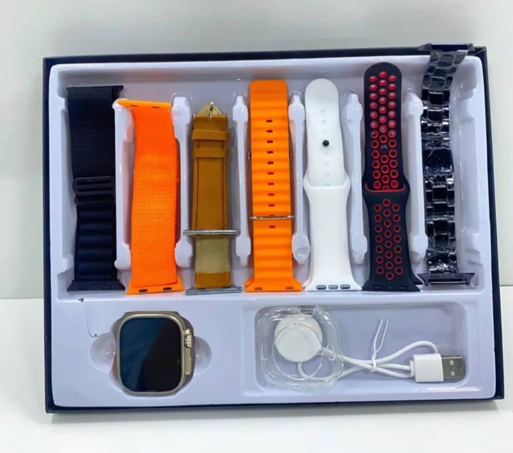 Smart watch + 7 ремешков