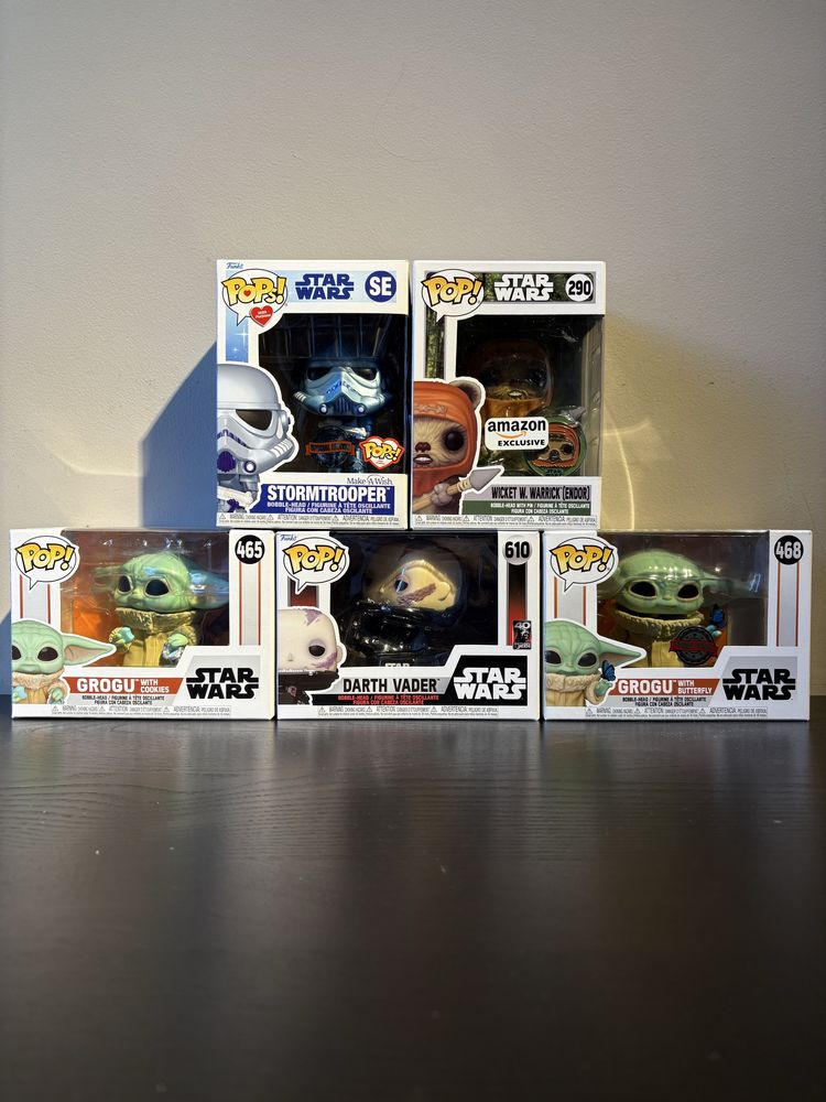 Funko pop: naruto; marvel; star wars