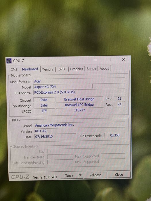 Desktop Acer Aspire XC-704 Celeron N3150, 4GB DDR3, HDD 500GB