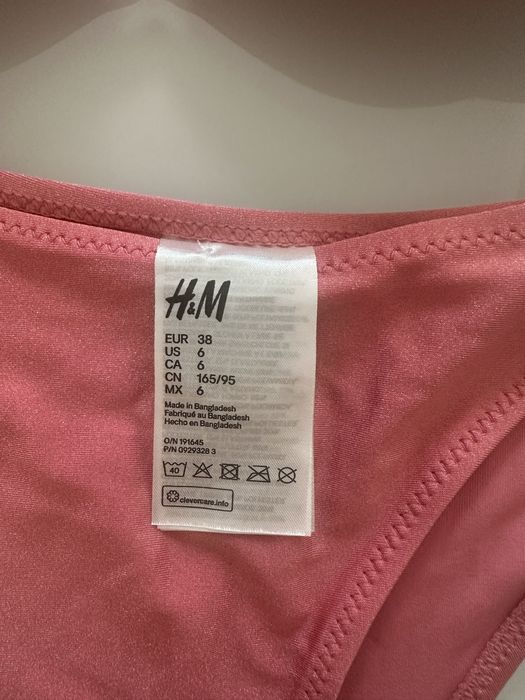 Costum baie roz H&M
