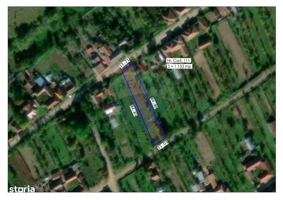 Teren Intravilan de Vânzare 1153mp, lângă Beiuș