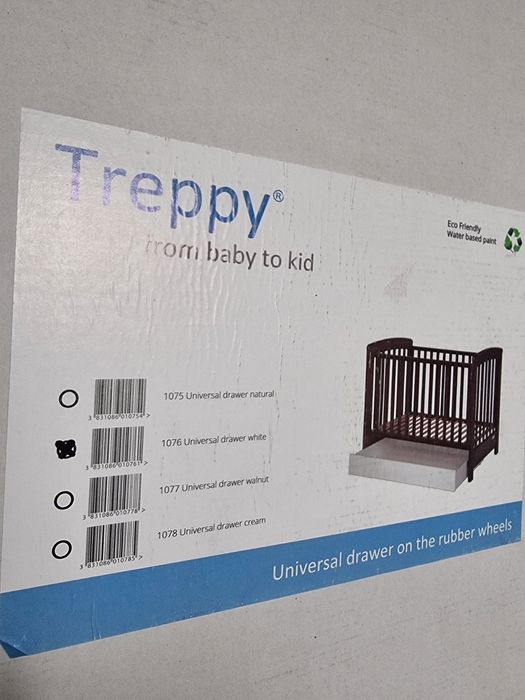 Бебешко креватче / легло Treppy 0-48 месеца + матрак 120х60 + модул