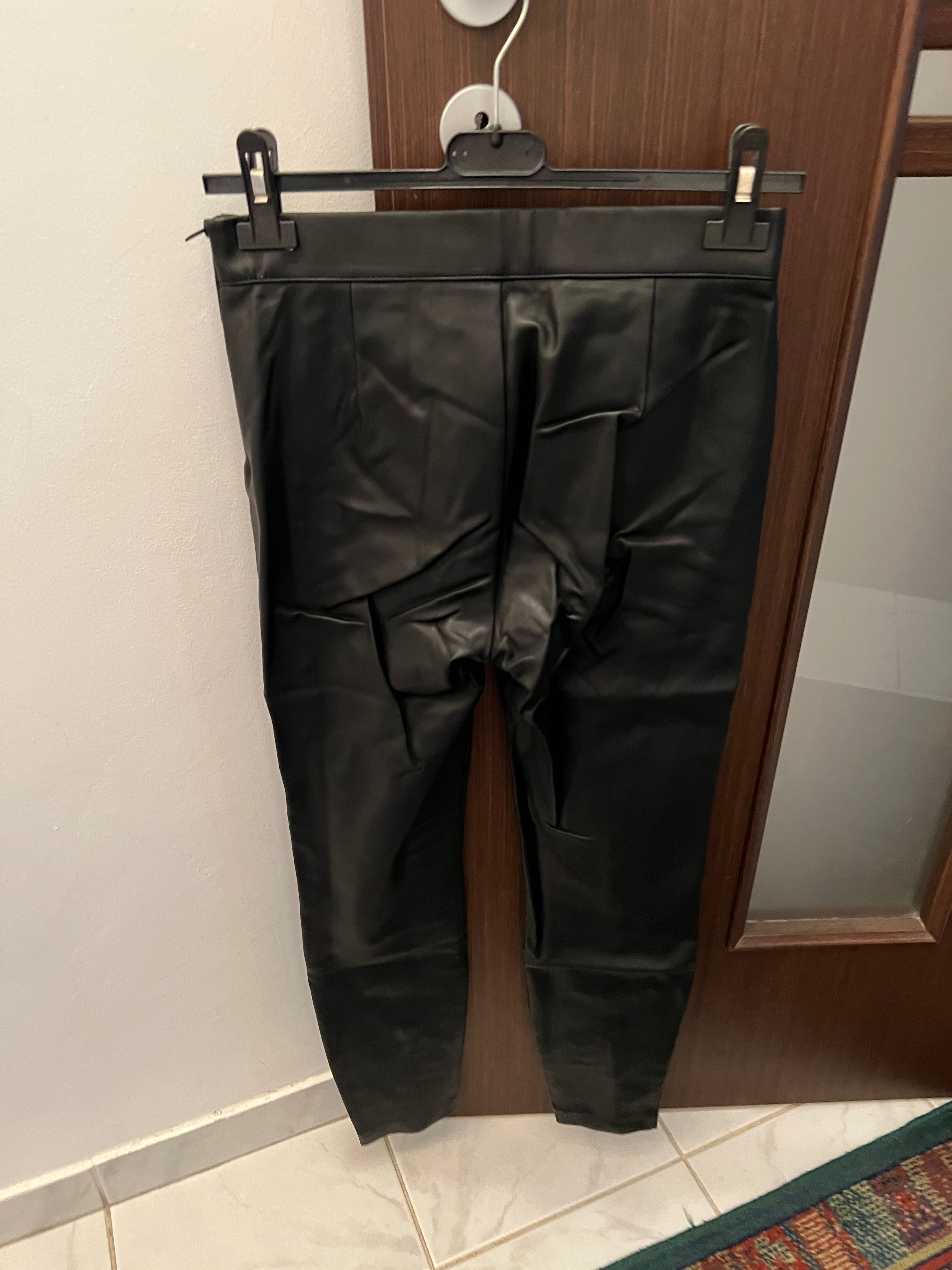 Pantaloni piele Zara dama S