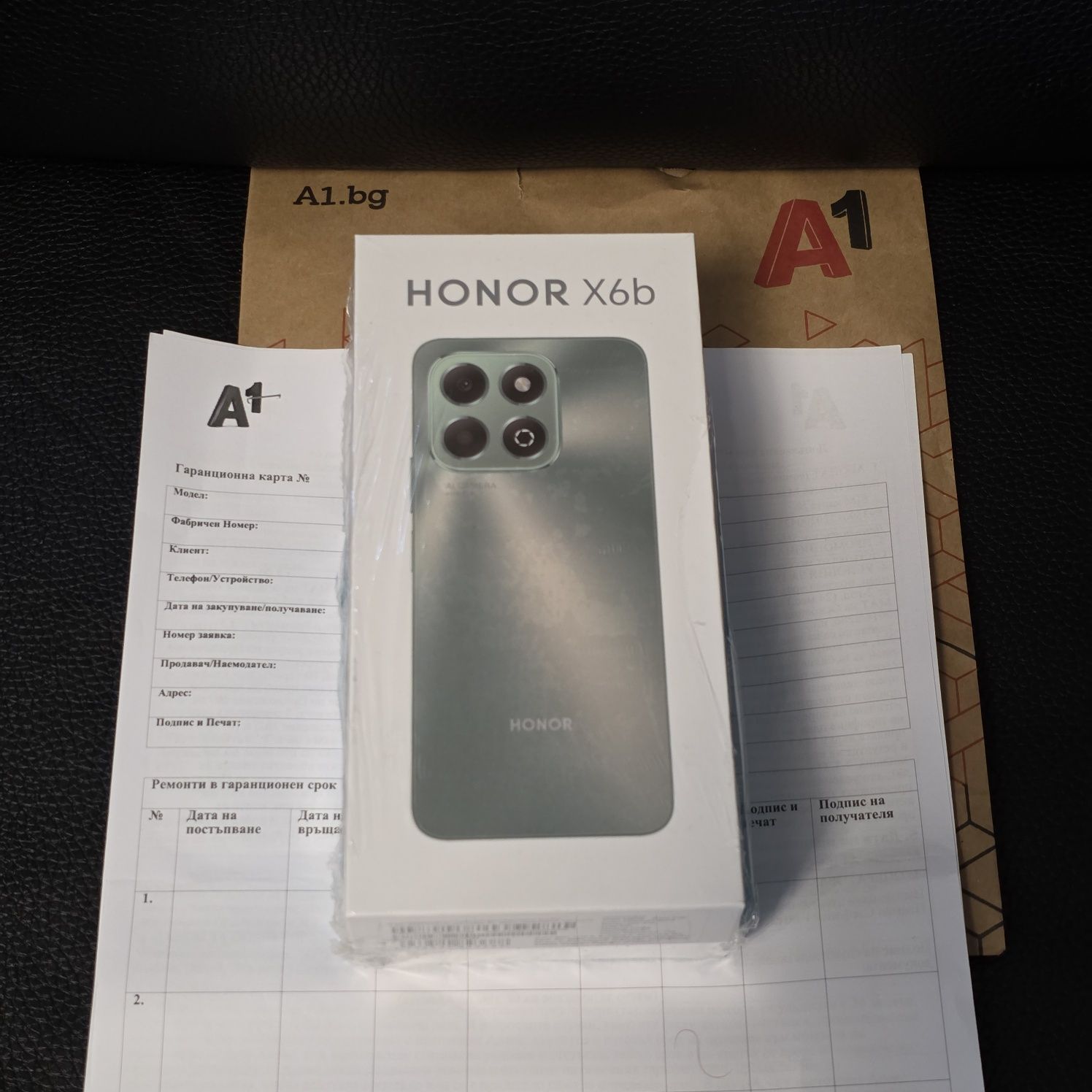 ЗАПЕЧАТАН 128GB Honor X6b + TTEC Mode A1 Гаранция 2027г. Black / Черен