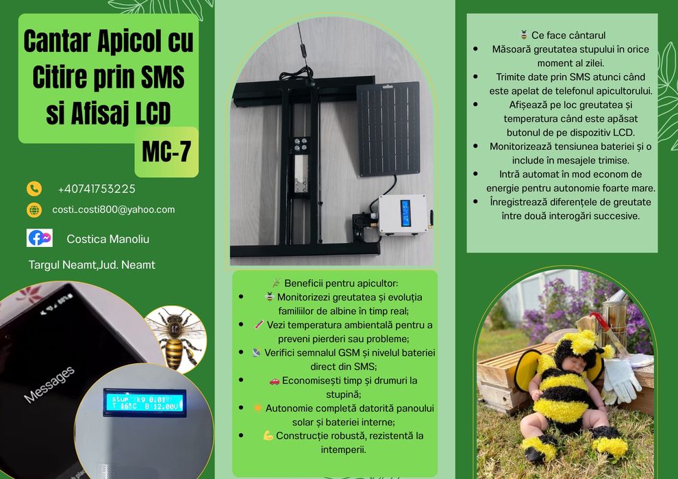 Cantar apicol cu citire prin sms