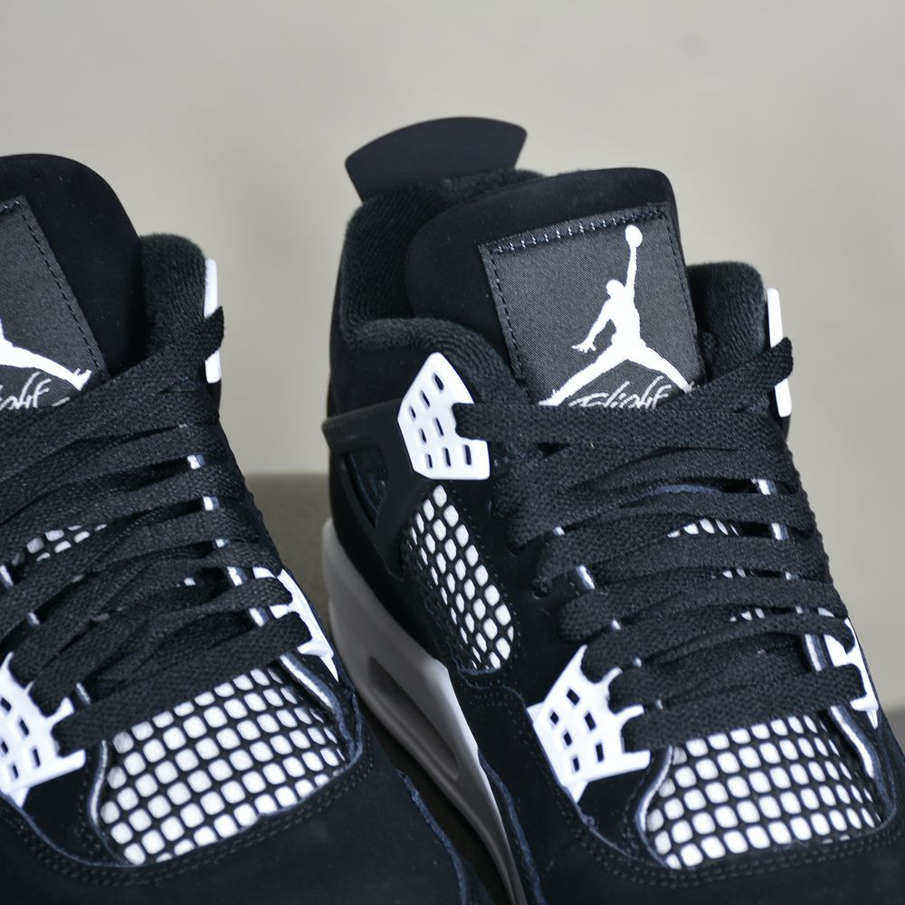 Pantofi Sport Air Jordan 4 White Thunder - 100% originali