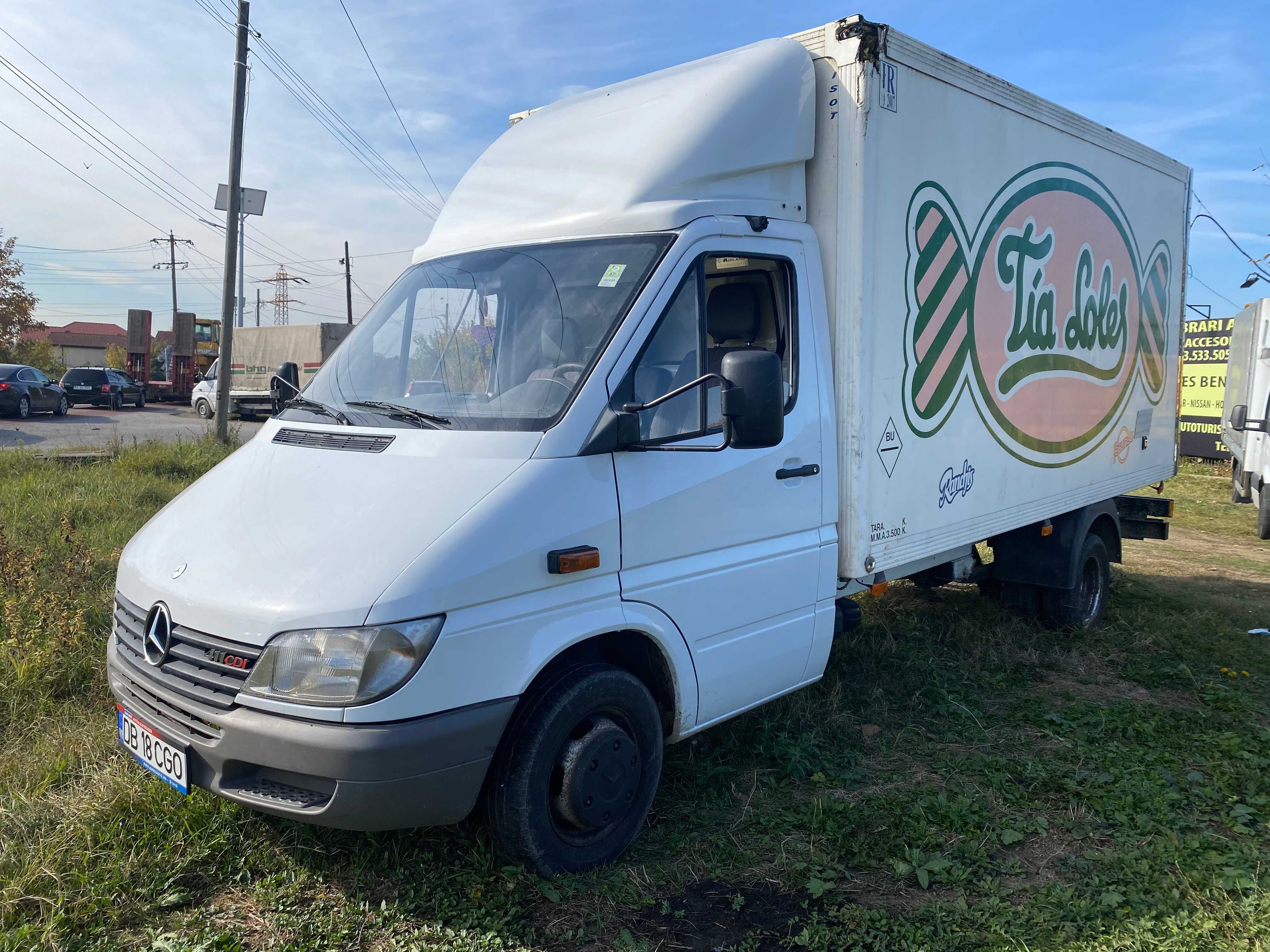 Inchiriez duba RENT A VAN Sprinter PRELATA IZOTERMA 3,5 t Fara Sofer