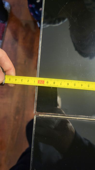 Masa extensibila 110(170)×70 metal+sticla