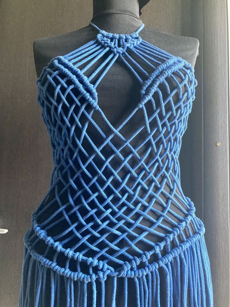 Rochie macrame Handmade Unicat