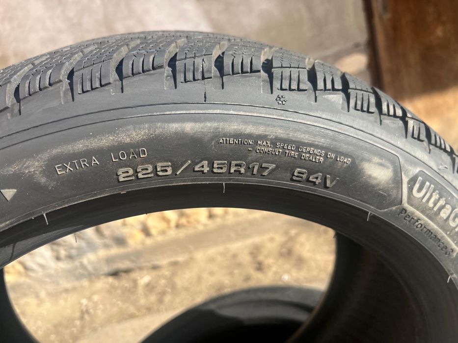 Set 4 anvelope NOI iarna Goodyear 225/45R17 94V
