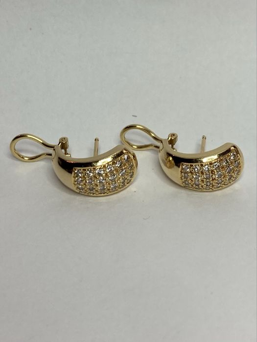 Cercei aur 18kt.cu diamante 1.00ct