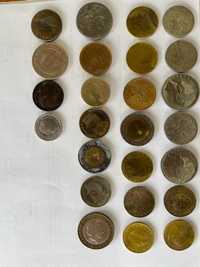 Monede Deutsche Mark 1969,1970,50 lire italiene1950,100 lire1974,1978