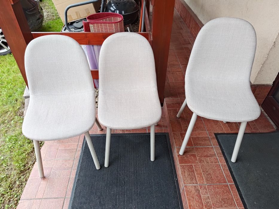 Set 3 scaune bucătărie Jysk + huse de protecție
